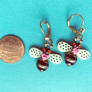 Bumble Button Earrings